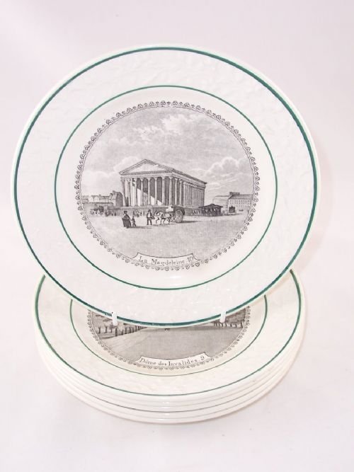 Set 6 of 19th C Plates